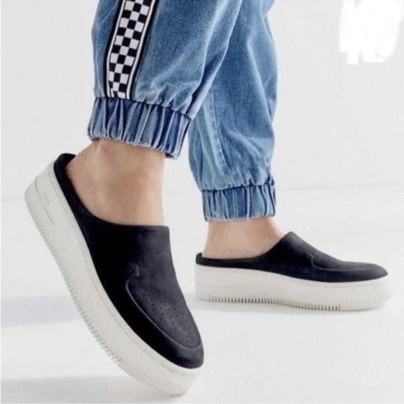 Nike Air Force 1 Lover XX Premium black platform slip on on sneaker - Picture 1 of 7